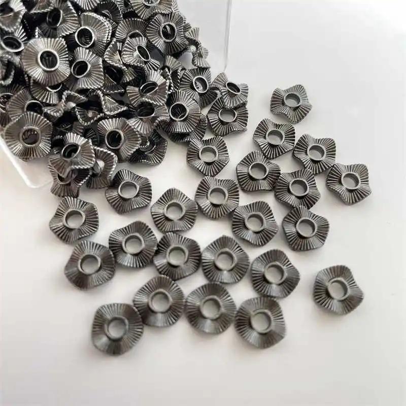 

20/30/50pcs Metal Wave Shape Spacer Beads DIY Jewelry Making Bracelets Necklace Earring Beads Separator Beads Jewelry Accessorie 6mm 20pcs