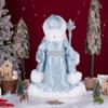 Ice Blue St. Nicholas Plush Ornament