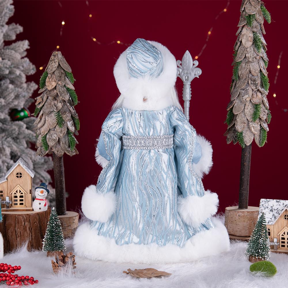 Ice Blue St. Nicholas Plush Ornament