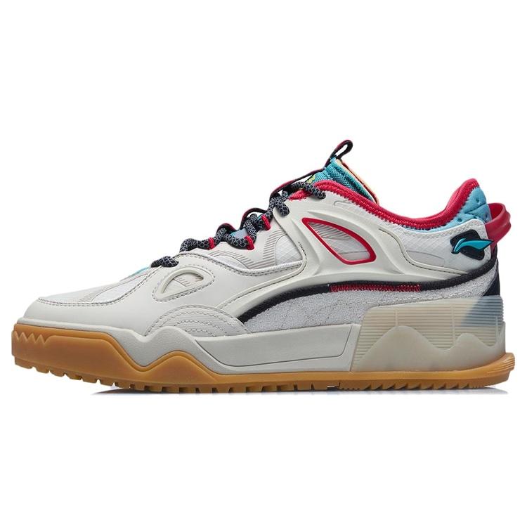 Li-Ning Counterflow Twinkling Star  Grey Red  Men s AGCR289-1 EU 42⅓