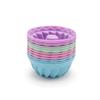 12pcs/Set Use Food Grade BPA Free Cake Mold Silicone  Multicolor Round Muffin Cups Baking Silicone Cake Molds Random Color