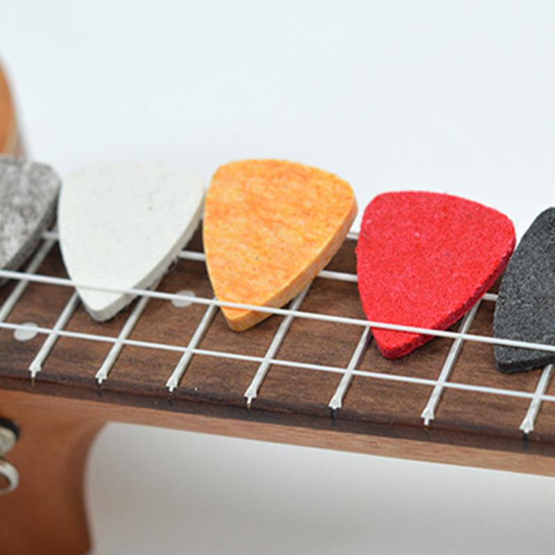 5/10/20PCS Guitar Felt Picks Mutiple Colors Music Practice Performance Supply Picks Suitable for Folk Classic Guitar Ukulele ZYF