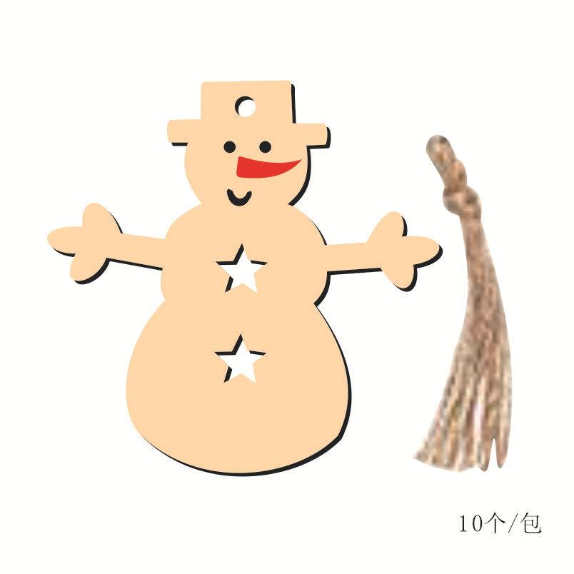 Hand-Painted Wood Slice Christmas Ornaments DIY Wooden Craft for Holiday Decor Rustic Tree Hangings & Festive Home Decoration