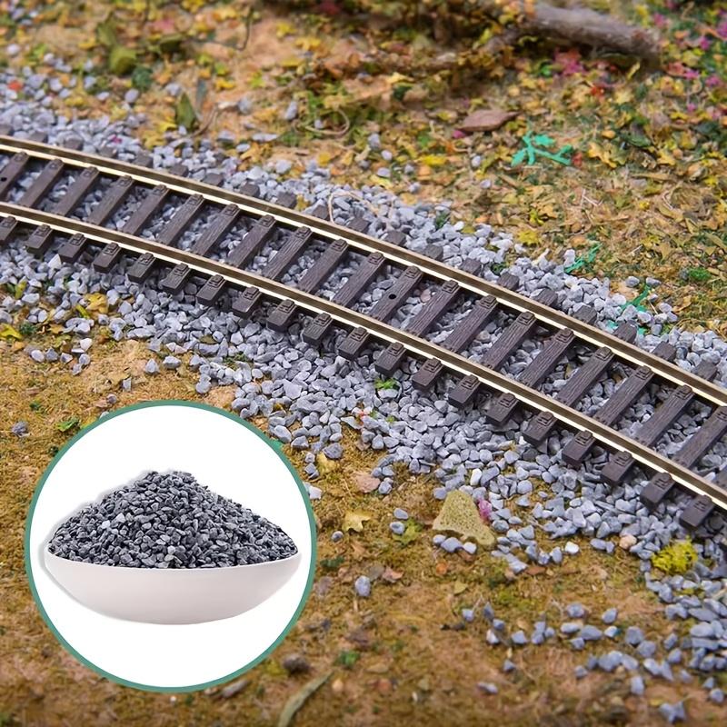 100g Realistic Grey Model Cornerstone - DIY Model Garden Road Paving Material and Track Cornerstone Decoration, Very Suitable Fo