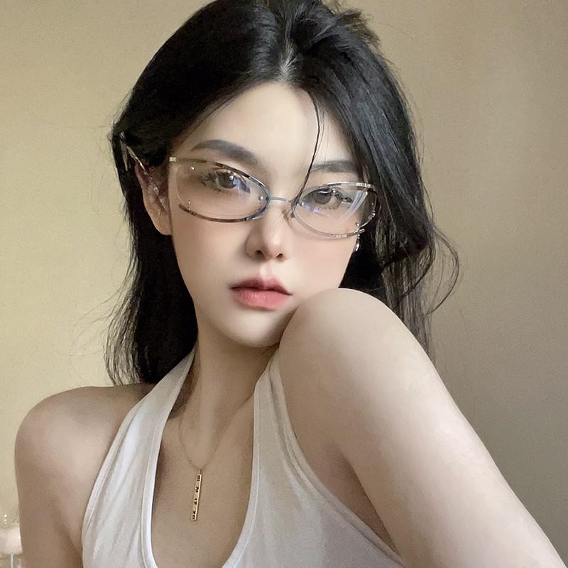 Square Y2K Women's Sunglasses Vintage Small Rectangle Lens Female tie sun Glasses Men Retro Oculos Future technology Eyewear