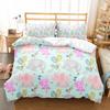 Colourful Cartoon Elephant Duvet Cover Set King Queen Size for Kids Boys Girls Bedding Set Cute Wild Animals Comforter Cover