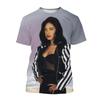 Selena Quintanila Large Size 3D Print Sports et Fashion Casual Short-sleeve