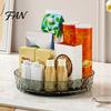 Durable Kitchen Organizer 360 Degree Rotating Spice Rack, Lazy Susan Turntable Countertop Storage Rack for Cabinet, Pantry, Seasoning Bottle Holder