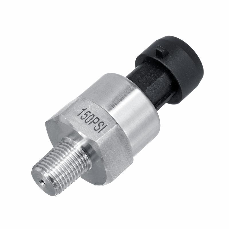 1/2X 150Psi DC5V 1/8NPT Pressure Transducer Transmitter Sensor Stainless Steel Oil Air Water Fuel Transmitter