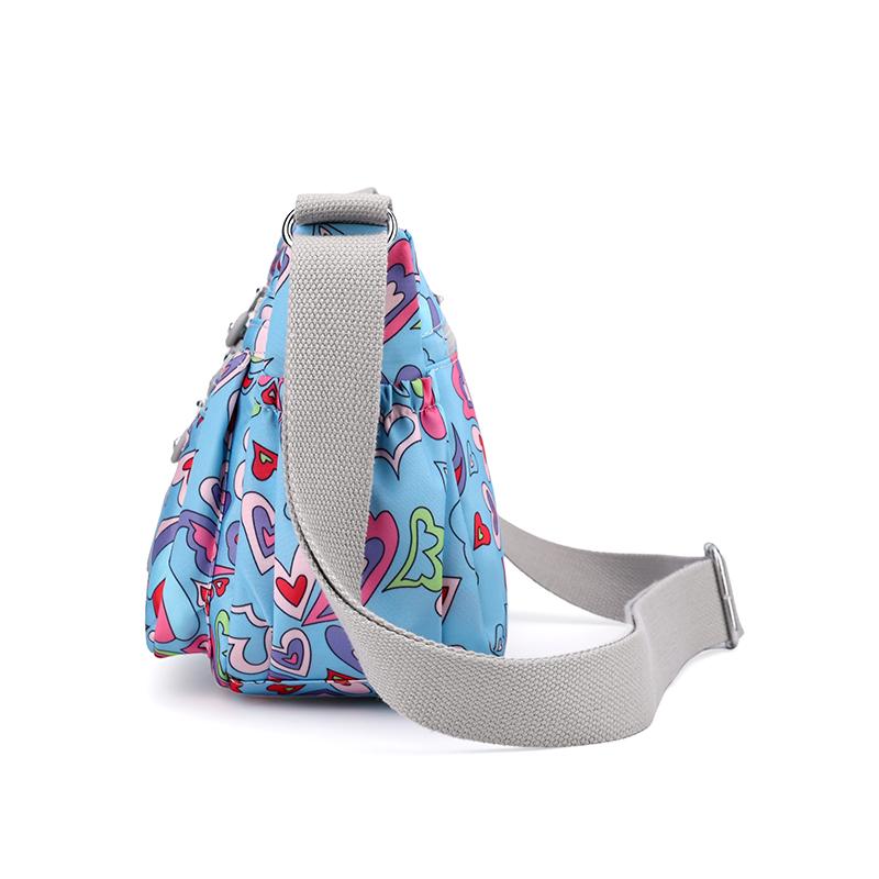 Women's Bag Printed Nylon Mother Bag Shoulder Bag Large Capacity Lightweight Crossbody Bag