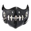 Meier New Halloween Masks: Unique Leather Masks with Rivet Accents for Performances