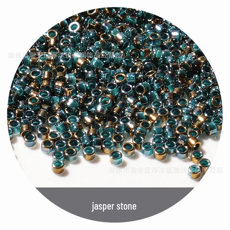 Perle di Vetro Riso Mezzo Oro 2,5 mm Stile Antico per Gioielli Fai da Te Fatti a Mano