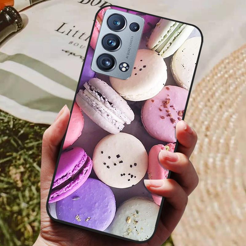 Für Oppo Reno 6 Pro 5G CPH2247 Hülle Silikon Rückseite Handyhülle Für Oppo Reno 6 Pro 5G CPH2249 Hüllen Reno6 Pro Weiche Stoßstange
