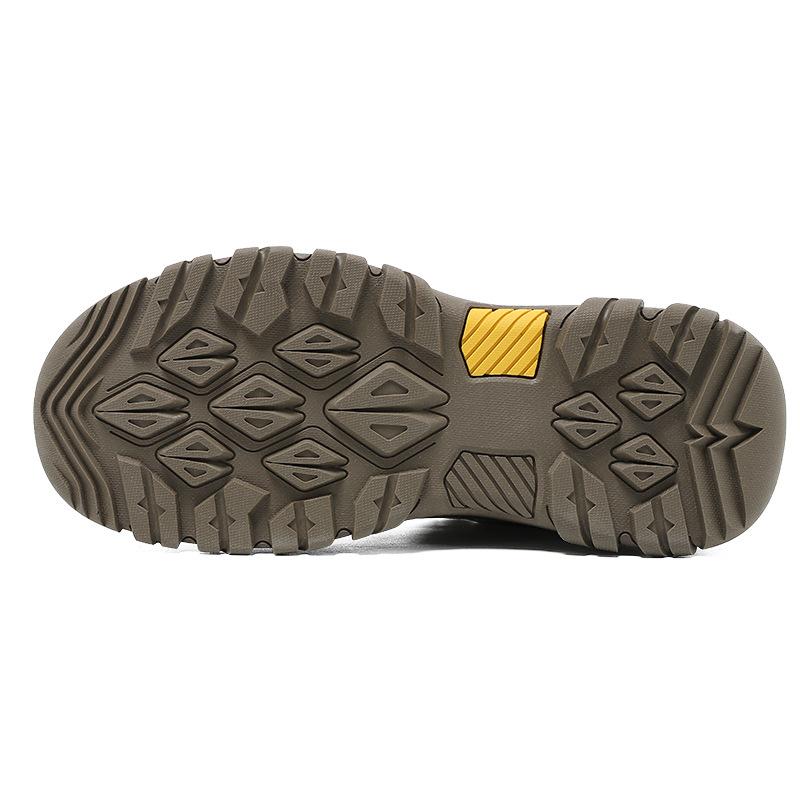 Large size outdoor hiking shoes men's 2025 new sports and leisure shoes bag head thick sole non-slip off-road hiking shoes