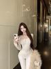 Pure Desire Lace Base Long Sleeve Slimming T-shirt