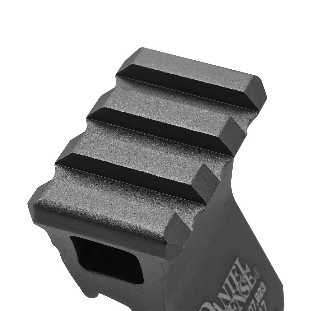 Ryohin Takehin Daniel Defense Type 20mm Rail Compatible 1 O'CLOCK OFFSET RAIL (ROCK & LOCK) Offset 20mm Rail Mount, Black