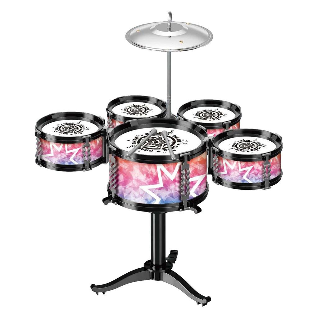 Kids Children Drum Set Music Toy Kids Jazz Drum Kits Music Enlightenment for Ages 2 3 5 6 Years Old Parties Stage Performance
