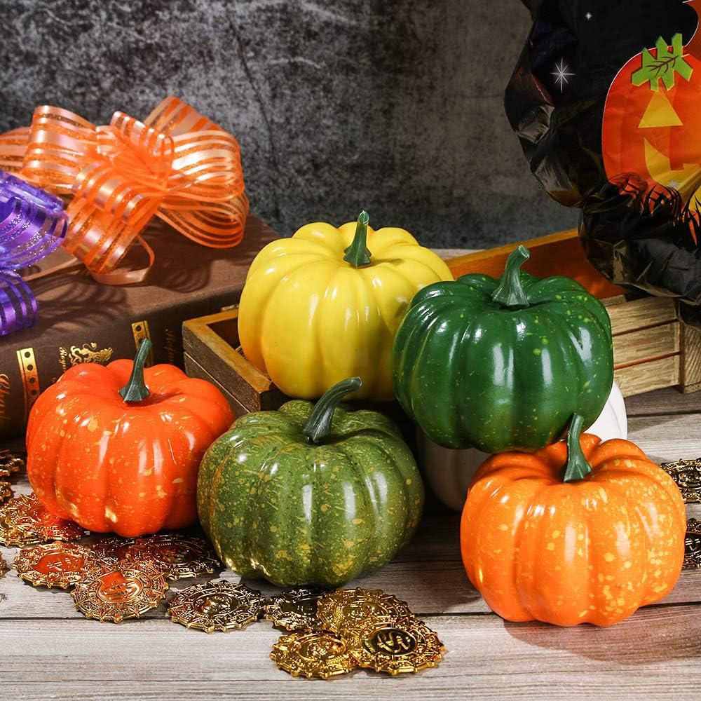 Mini Artificial Halloween Pumpkin Decor Simulation Vegetable  Halloween Home Party Decoration Props Farmhouse Harvest DIY Craft