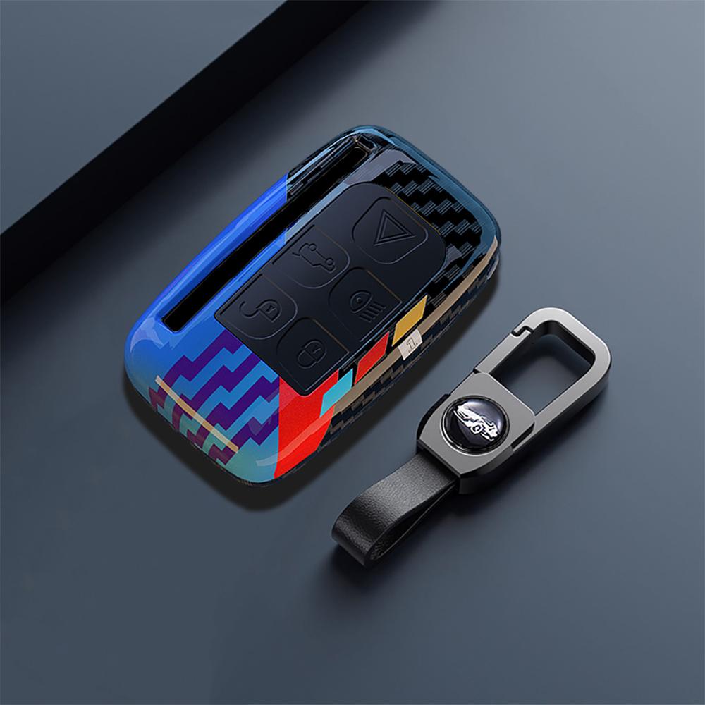 For Land Rover Range Rover Sport Evoque Freelander Velar Discovery 4 Jaguar Xe Xj Xf Guitar Fashion Abs Car Key Case Cover Fob