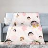 Comfortable chibi maruko chan Japan Anime Blanket Accessories Bedding Decorative  Throw Blanket Warm Velvet for Travel