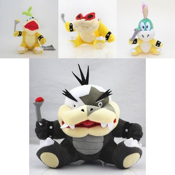 Adorable Koopalings Super Mario Bros 7" Koopa Plush Toy Ideal Kids Gift Usa Seller