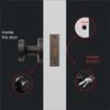 Invisible Door Lock Single Side Lock Interior Background Wall Door Handle  Home Background Wall Door Handle Bedroom Background