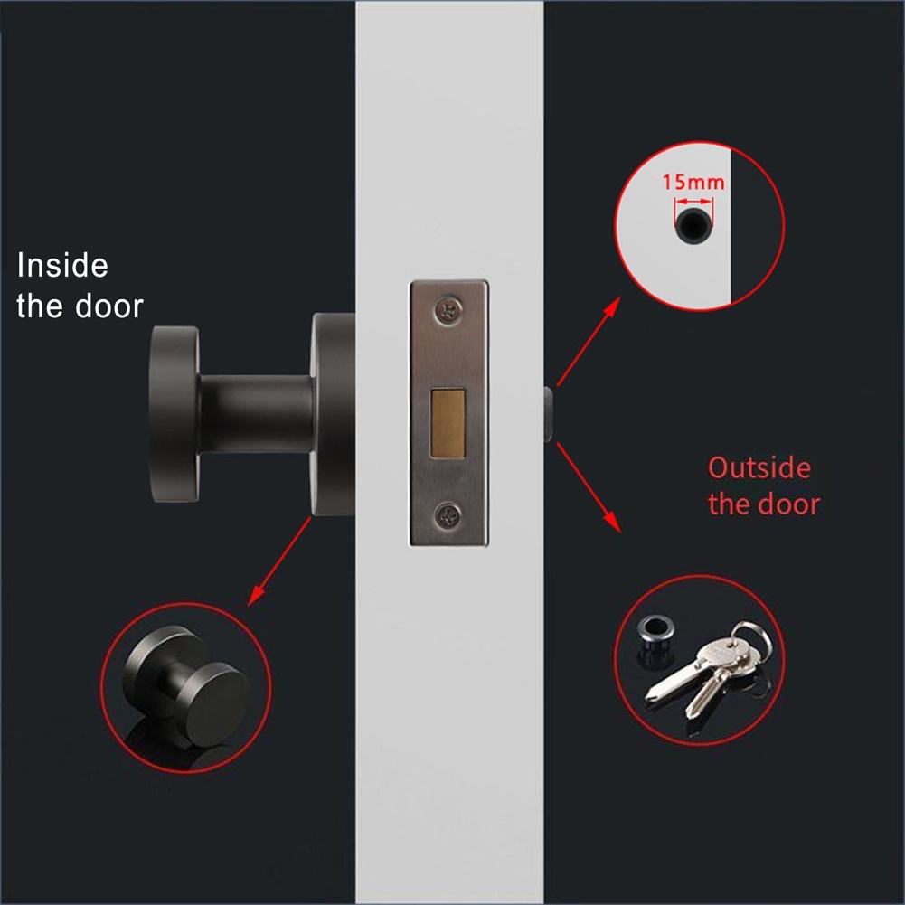 Invisible Door Lock Single Side Lock Interior Background Wall Door Handle Home Background Wall Door Handle Bedroom Background