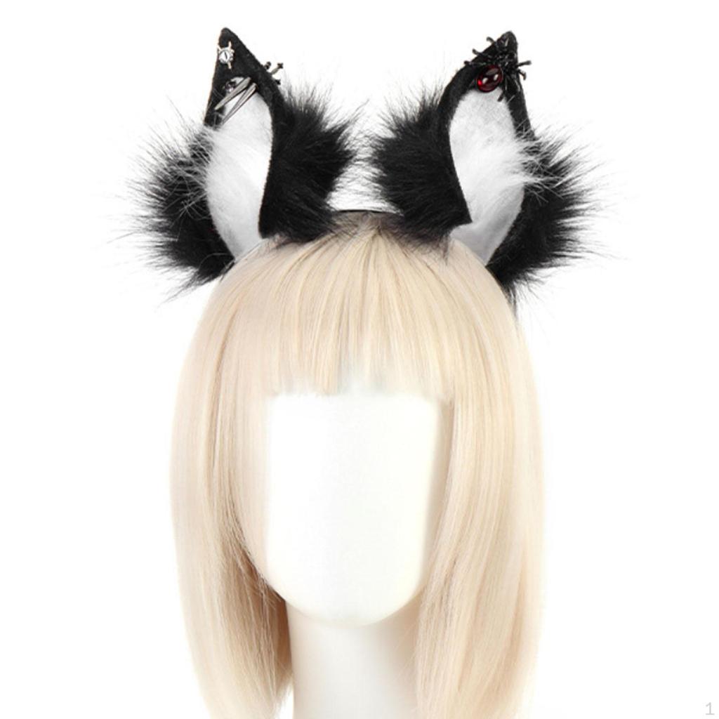 Halloween Ear Headband Accessory Stylish Women Girl Cosplay Photo Props Hairhoop