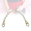 Bag Strap Extender Short Imitation Pearl Purse Chain Strap Replacement for Shoulder Crossbody Bag