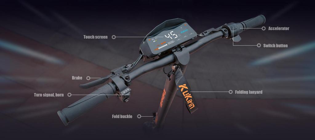 Electric Scooter 2026 New Kukirin G2 10" Dual Disc Brakes Top Speed 45KM/h Electric Scooter For Adult 48V 15.6AH, 55KM Long Range, 120Kg Max Load