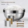Qianshen 304 Stainless Steel Double-Layer Insulated Bowl