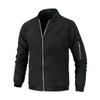 Jugend Frühling und Herbst Dünne Herren Baseballkragen Einfarbig Jacke Lässig Nein. 1 Jacke Herren
