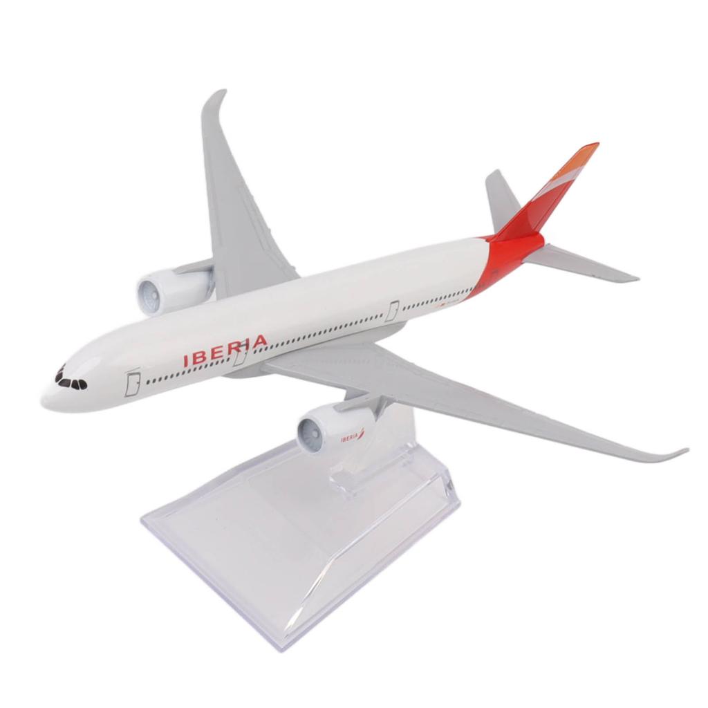 330 Airplane Model Alloy Decoration Ornament Plane Model Toy with Display Stand for Christmas