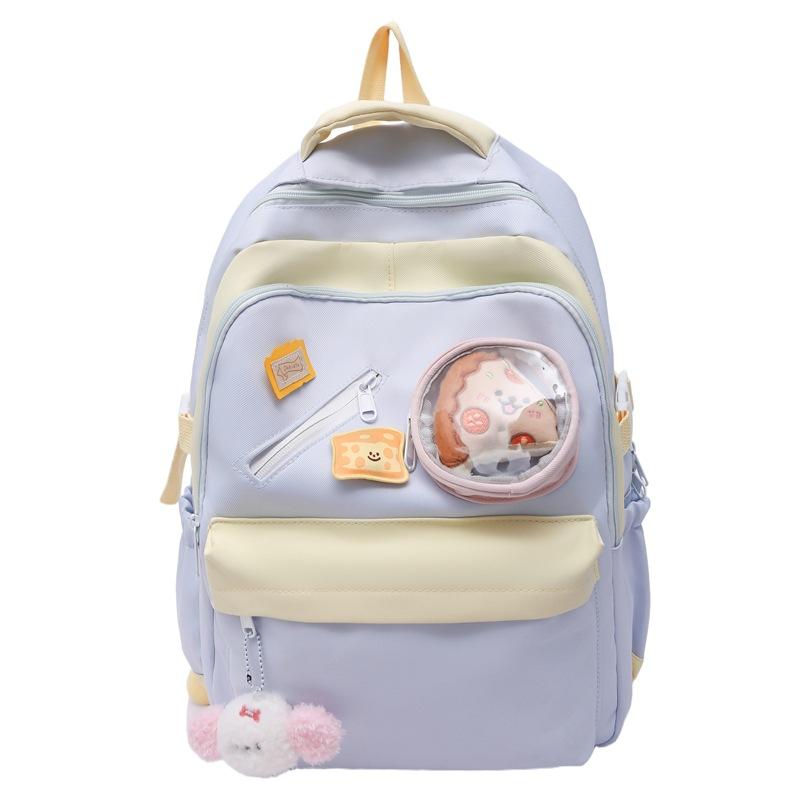 Campus Schultasche Damen Rucksack mit großer Kapazität Studentenrucksack