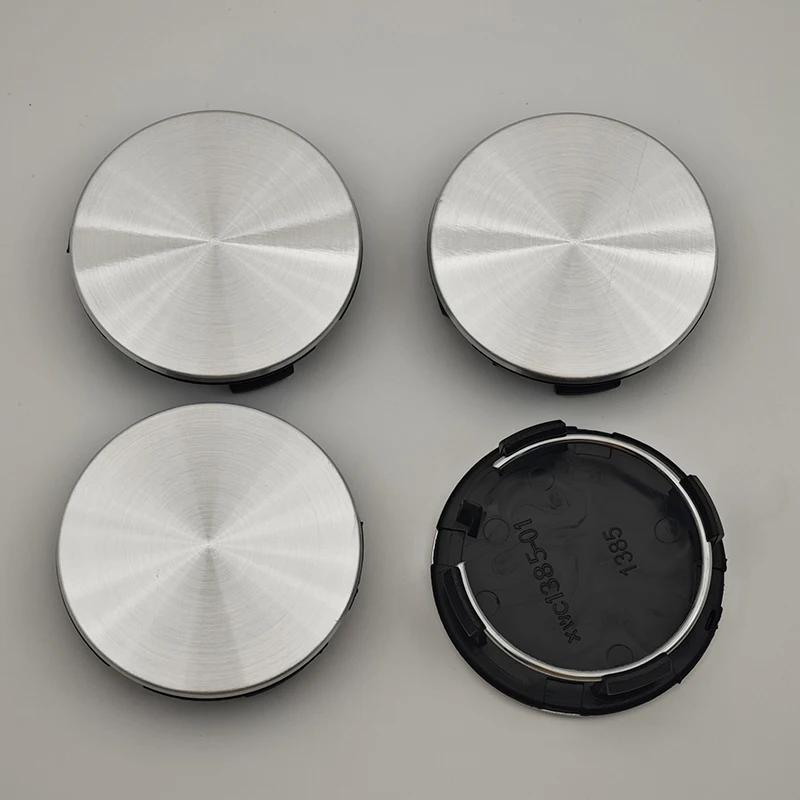 Samolepka na auto 2025 Nové Tesla 4ks ABS 56mm Kryty odznaků Tesla Model 3 Model Y Krytky nábojů Středové krytky kol pro Tesla Model Y X S 202