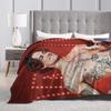 Italian Damiano David Singer Blanket Quality Soft Warm  Throw Blanket Winter Decorative Couch Chair Sofa Bed Novelty Bedspread