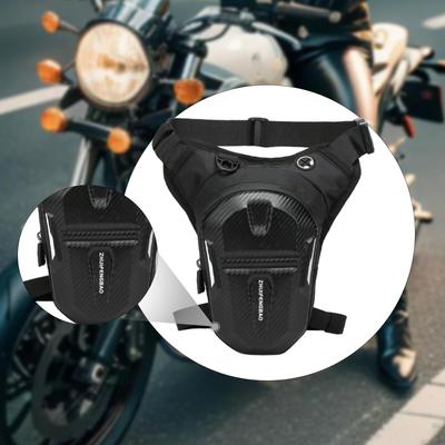 Sac de Cuisse Moto Homme Ceinture de Taille Sacs Polyvalents Sac Banane pour la Conduite