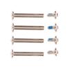 4Sets Stainless Steel Luggage Screws, Luggage Accessories Luggage Wheels Bolts Rivets 6*30-45Mm