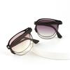 New fashionable folding sunglasses female spice girl street shot driving special anti-ultraviolet sunglasses male