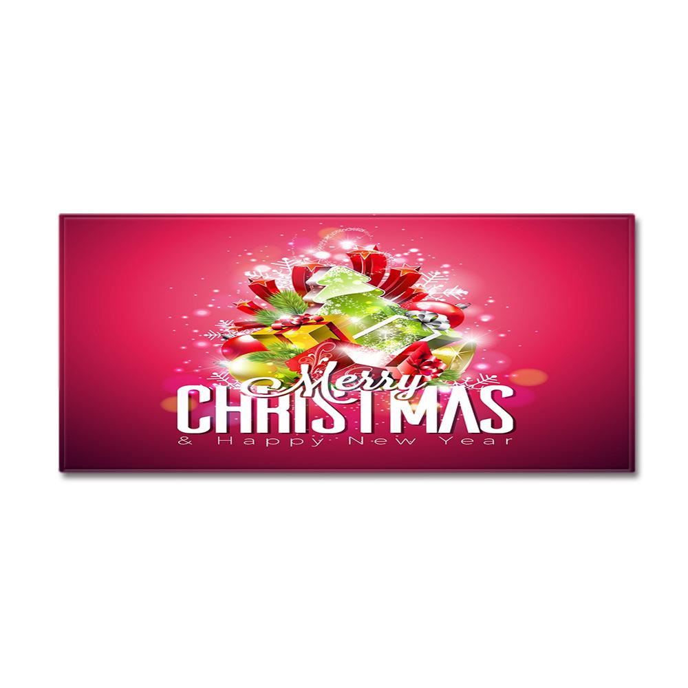 Christmas Kitchen Sand Carpet Doormat Long Floor Mat