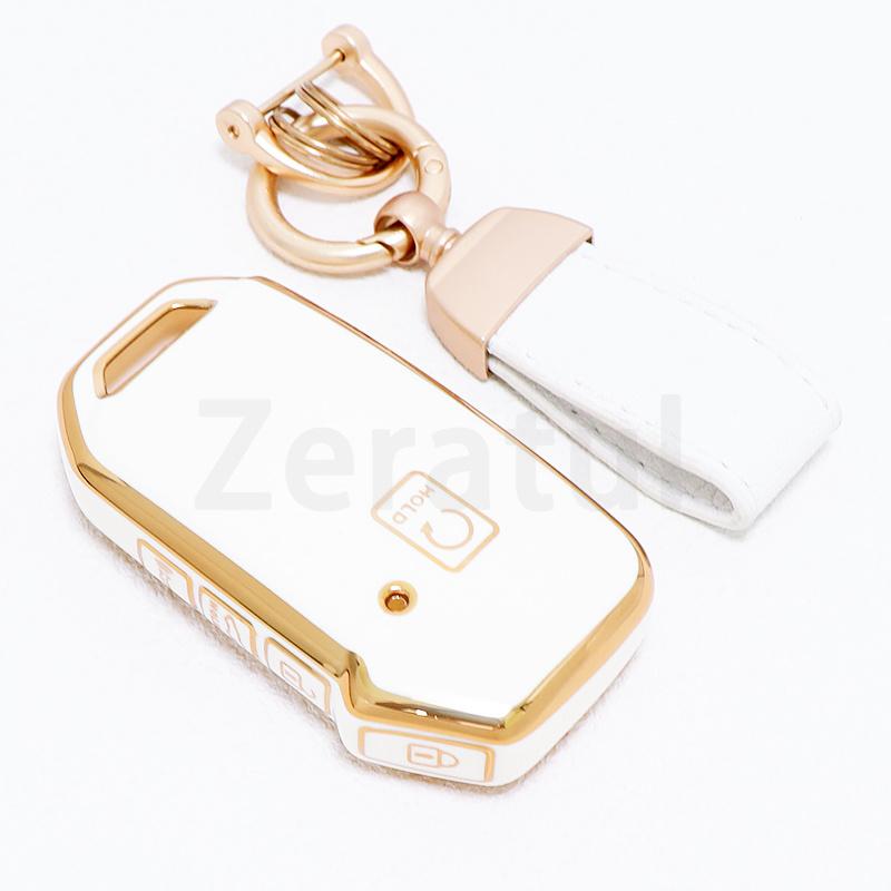 Auto For Kia Seltos Sorento Soul Sportage Telluride K5 Ceed Cerato Forte Niro Tpu Car Key Case Shell Fob Cover Keychain Keyless