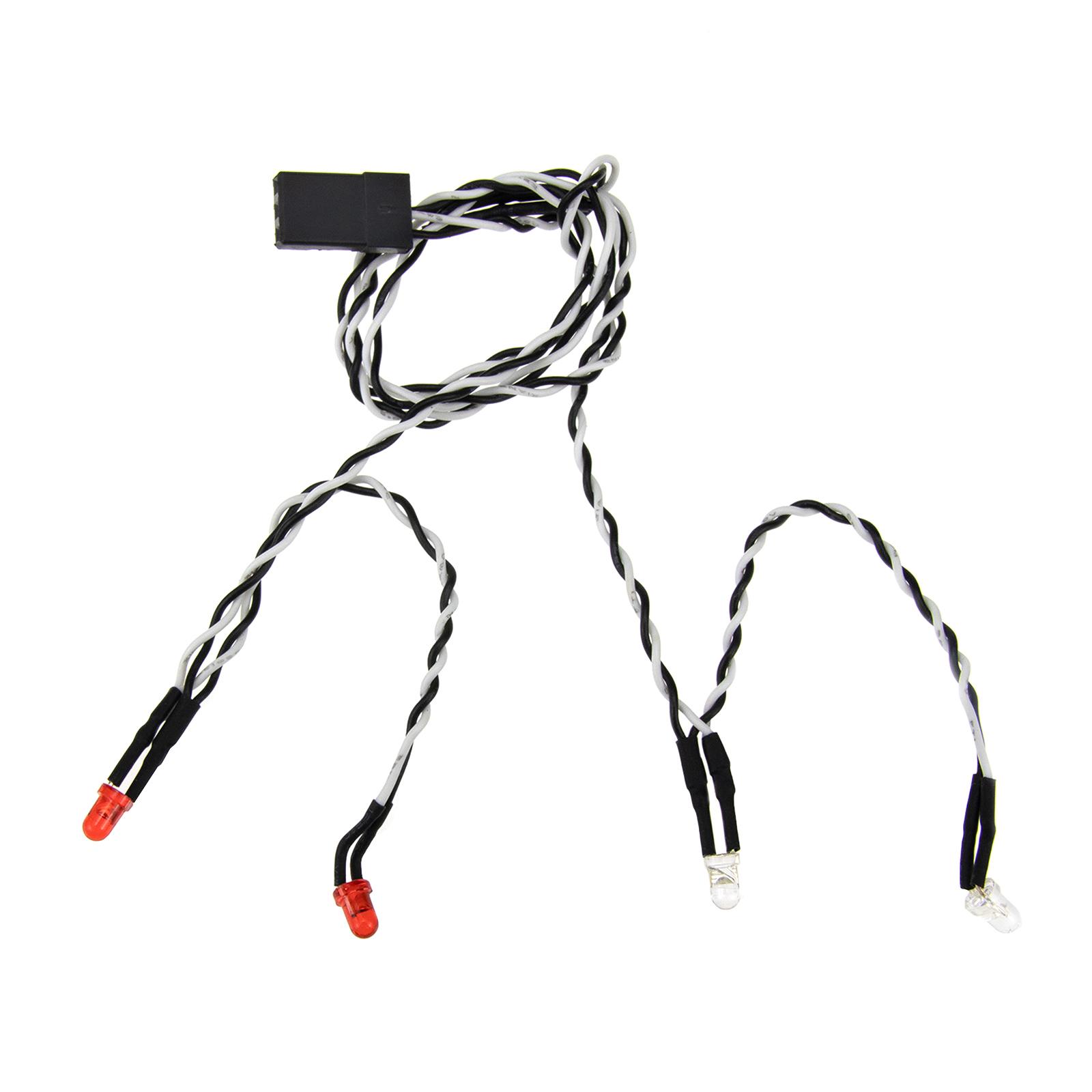 

Пульт дистанційного керування Світлодіодні фари Задні ліхтарі Набір передніх задніх ліхтарів для TRX4M 1/18 Пульт дистанційного керування Crawler Автомобільні деталі для оновлення