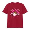 Blessed To Be Called Mom Cute Girls Women Mothers Day T Shirt Vintage Washed Homme Breathable Versatile Comfortable Unisex Soft