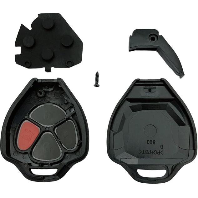 Keyless Entry Remote Key Housing Replacement for Toyota Avalon Camry Corolla Venza 4 Button Key Fob Shell Case with Screwdriver (4 Button 1 pcs)