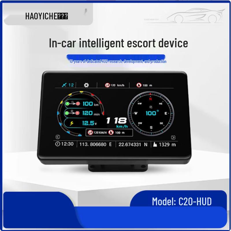Haoyiche C20 HUD Head-Up Display with Inclinometer