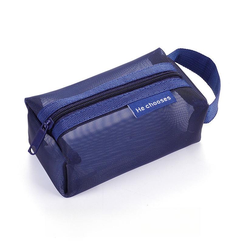 

New Minimalist 3D Square Mesh Coin Purse for Women Large Capacity Key Card Holder Transparent Storage Bag