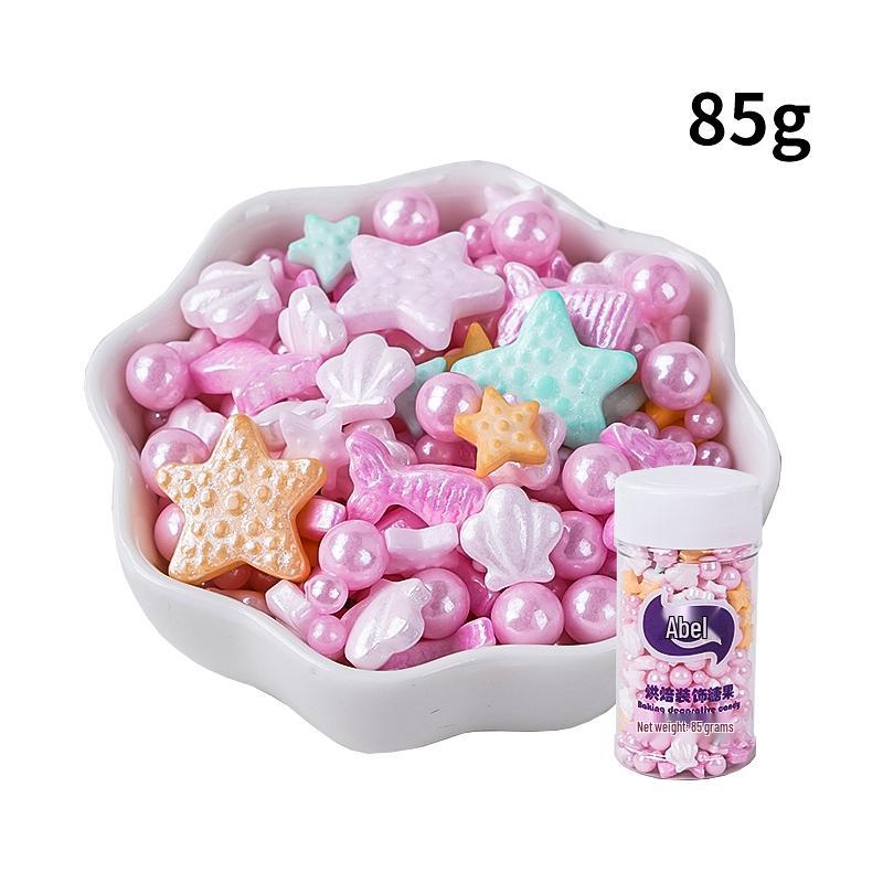 Bunte Zuckerformen: Herzen & Kurven zum Dekorieren von Kuchen, Desserts & Donuts