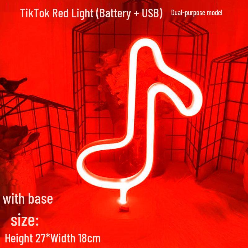 Lumière LED Néon Cactus & Flamant Rose pour Décorations de Fêtes