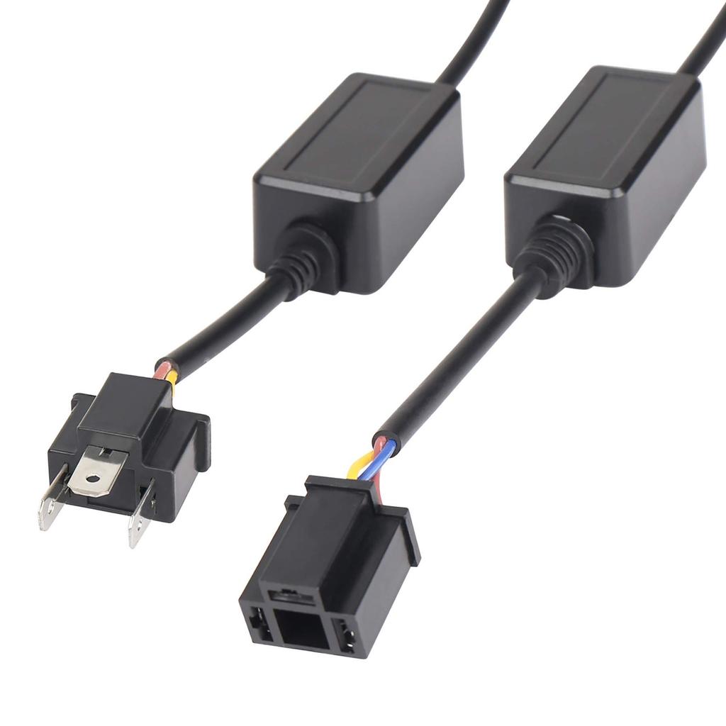 PXPART LED Polarity Conversion Relay, H4 Negative Control Car Multi Relay Unit, Set of