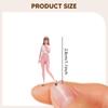 1/64 Scale Girl Figure Miniature Model Diorama Accessory Tabletop Decoration Movie Prop Mini Rein